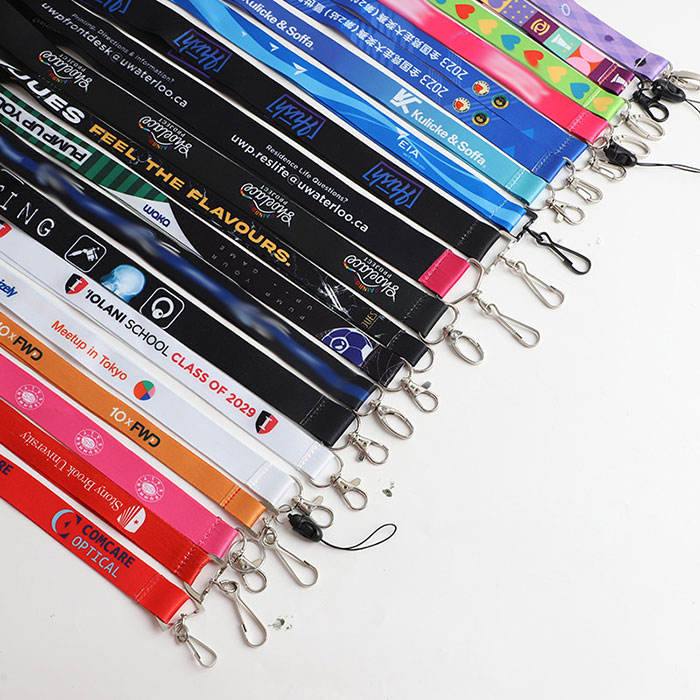 Lanyard Keychain Fabric Boeing Fashion Diving Orange College Football Phone Custom Polyester Lanyard