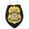 التصميم المعدني الرخيص ثلاثي الأبعاد مخصصة ذهبية مخصصة للشرطة العسكرية شارة دبوس طية طية صدر