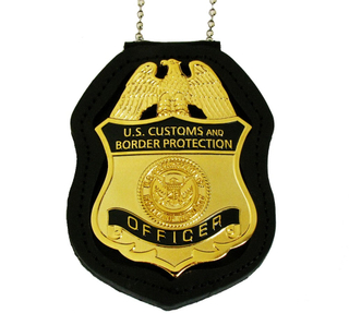 ضابط CBP الولايات المتحدة الجمارك وحماية الحدود شارة الدعائم الأفلام