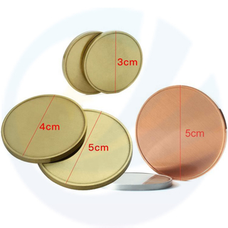 شعار مخصص Gold Silver Copper Solid Brass Metal 30mm 40mm 50mm Challenge Brass Coin for Fiber Laser Engraving