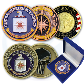 وزارة الولايات المتحدة الأمريكية المخصصة لوكالة الاستخبارات المركزية التحدي عملة معدنية CIA FBI DEA التحدي عملة