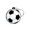 مخصص PVC Sport Rugby Baseball Soccer Chain Keyring 2D Silicone Soft Rubber Footbol -keychain