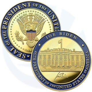 عناصر دعم الانتخابات المخصصة تجعل الرئيس العسكري للولايات المتحدة محفورة العملات المعدنية الرئاسية الفريدة