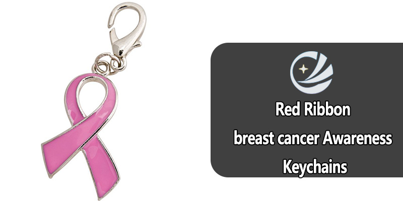 سلسلة مفاتيح التوعية بسرطان الثدي الأحمر: أظهر دعمك مع الأسلوب
