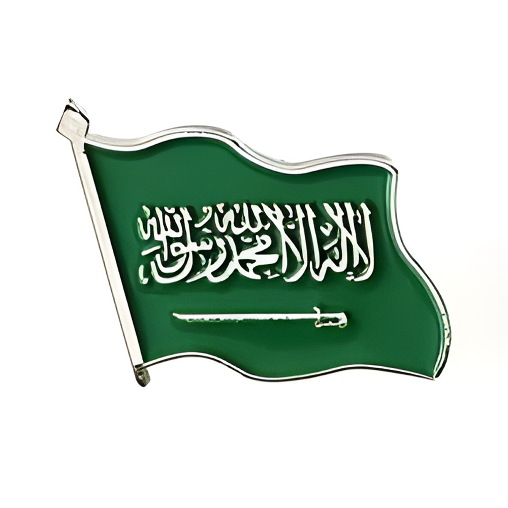 اليوم الوطني السعودي في المملكة العربية التذكارية الإمارات العربية المتحدة شارة معرض دبي للمنتجات السعودية