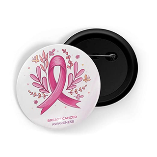 أزرار الشريط الوردي الجدة أزرار الوعي بسرطان الثدي الوردي شارة أزرار دبوس بروش