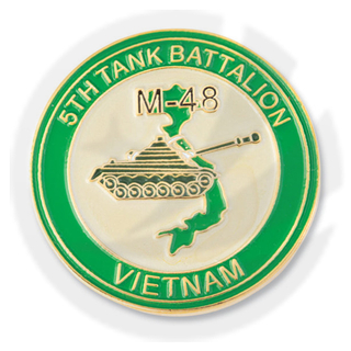 فيتنام - دبوس كتيبة الدبابة الخامسة
