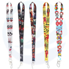 شعار طباعة مخصص مخصص Lanyard Sublimation Polyester Neck Id Lanyards with Logo Custom